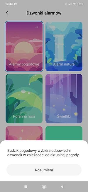 dźwięki systemowe MIUI 11