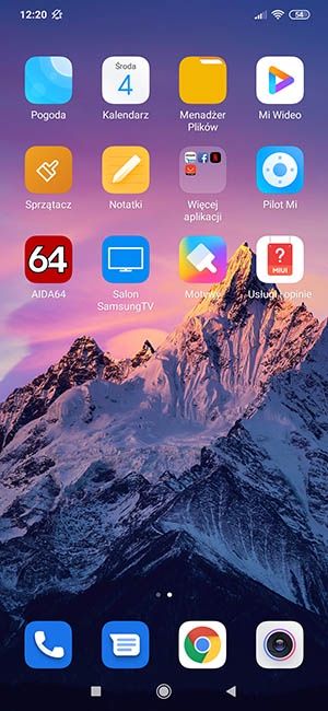 aplikacje MIUI 11