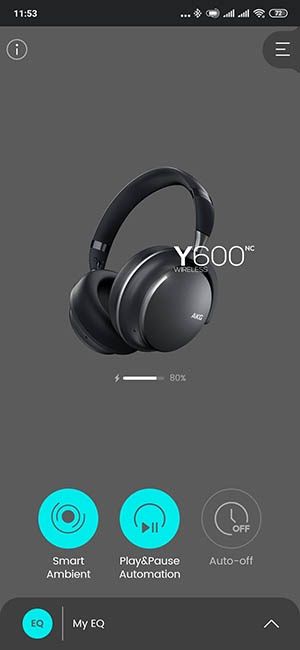 AKG Headphones app 1