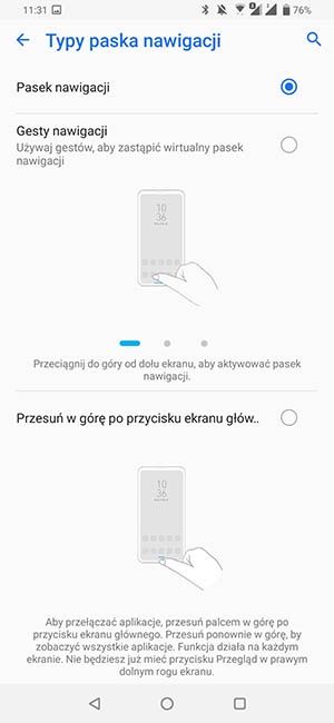 pasek systemowy