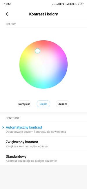 ustawianie koloru