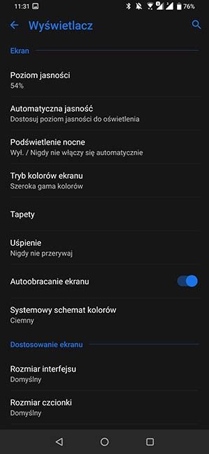 ciemny motyw