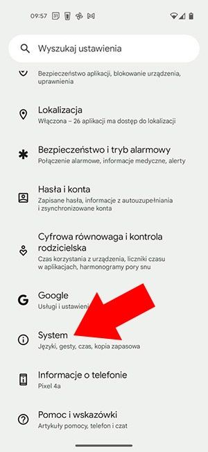 aktualizacja telefonu Google Pixel