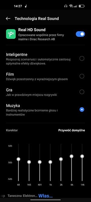 efekty dźwiękowe