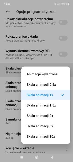 Przyspieszenie smartfona z Androidem - pomoże zmiana szybkości animacji