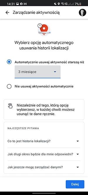 wybierz czas