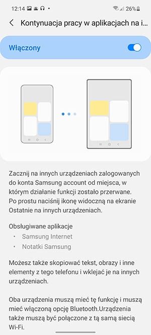 kontynuacja pracy na tablecie