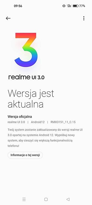 aktualizacja telefonu Realme z realme UI 3.0