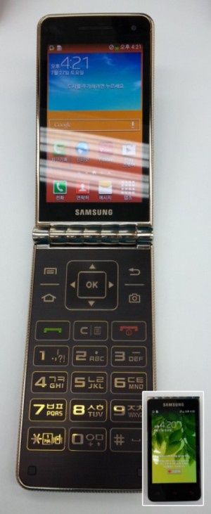 Samsung Galaxy Golden telefon clamshell wygląd