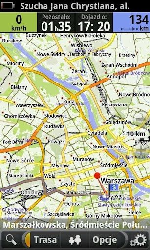 automapa android nawigacja mapa pion
