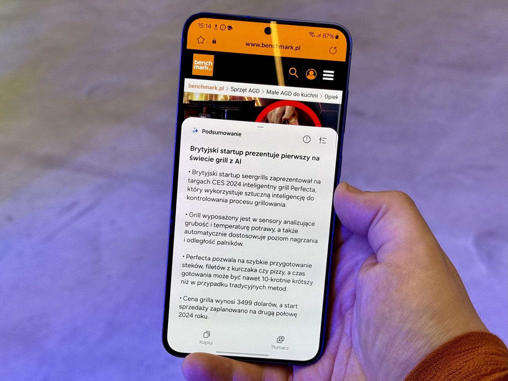 Samsung Galaxy S24: podsumowanie artykułu