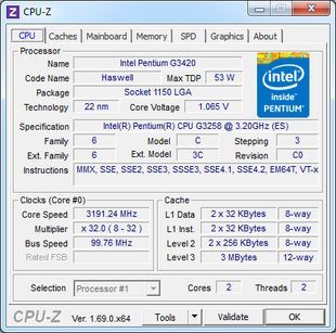 Intel Pentium G3258 procesor