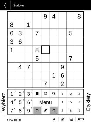 pocketbook sudoku