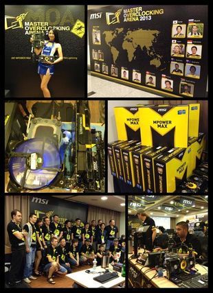 MSI MOA 2013 zawody w podkręcaniu zdjęcia
