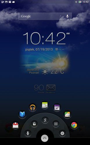 MeMO Pad HD 7 skróty