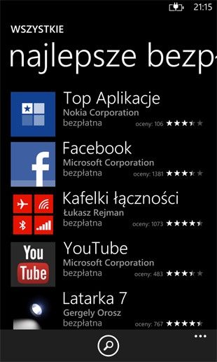 windows phone sklep z aplikacjami
