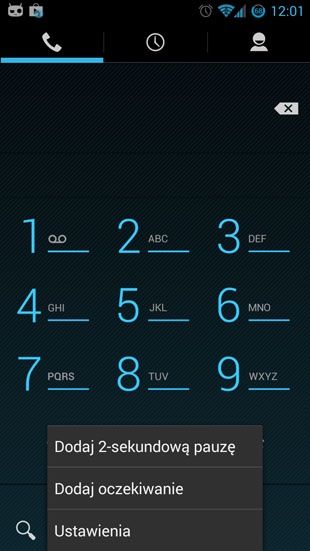 Android 4.3 ustawienia połączeń