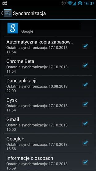 Synchronizacja danych
