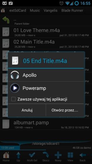 wybór domyślnej aplikacji android