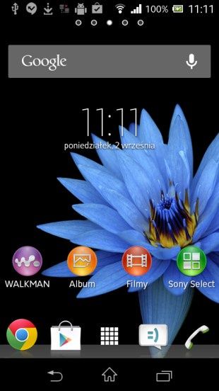 Sony Xperia M pulpit