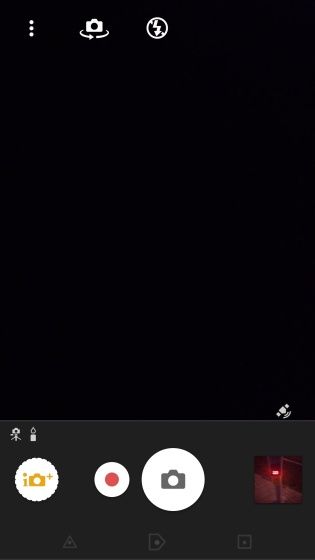 Xperia M5 aparat interfejs