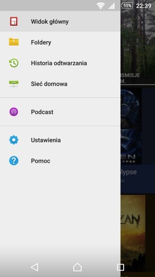 Sony Xperia M5 odtwarzacz wideo