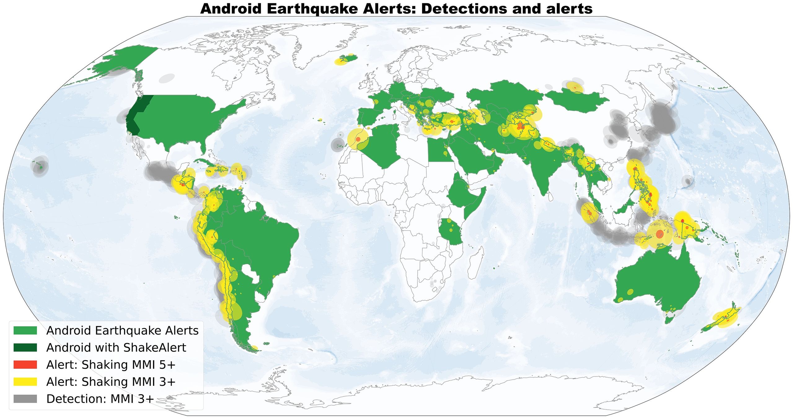 Google Android Earthquake Alerts