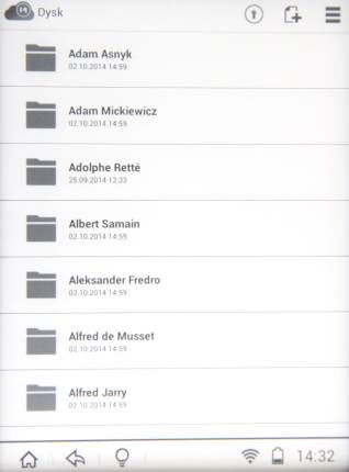folder wolne lektury na Dysku