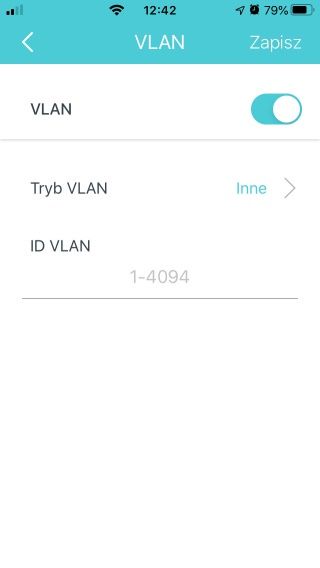 TP-Link Deco P9 - Aplikacaj Deco VLAN