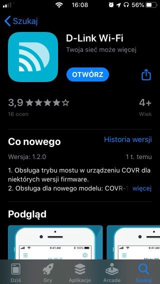 D-Link EXO DIR-2660 - Konfiguracja przez aplikacje