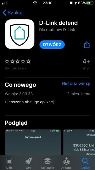 D-Link EXO DIR-2660 - Konfiguracja przez aplikacje