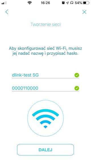 D-Link EXO DIR-2660 - Konfiguracja przez aplikacje