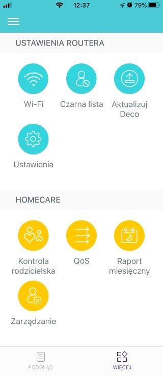 TP-Link Deco P9 - Aplikacaj Deco ustawienia zaawansowane