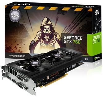 KFA2 GeForce GTX 760 EX OC karta graficzna zdjęcie opakowanie