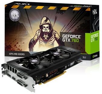 KFA2 GeForce GTX 760 4GB EX OC karta graficzna zdjęcie opakowanie