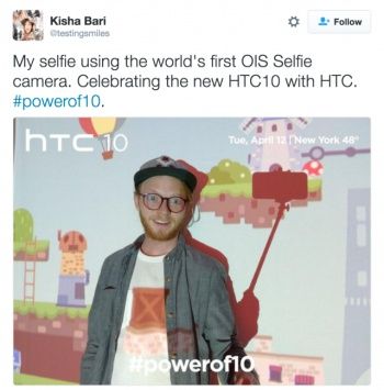 HTC 10 przednia kamera