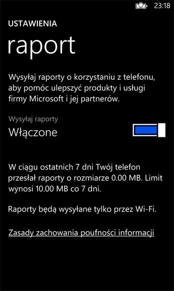 Konfiguracja Telefonu z Windows Phone 8