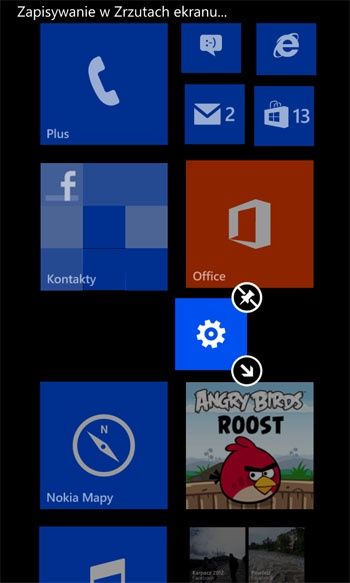Ustawienia telefonu z WP8
