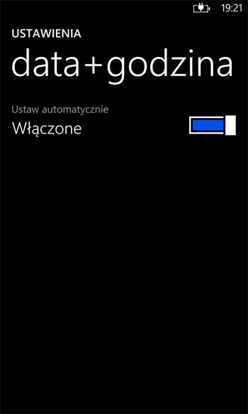 Ustawienia telefonu z WP8