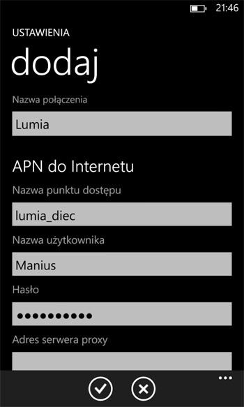 Konfiguracja Telefonu z Windows Phone 8