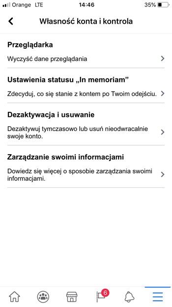 Jak usunąć konto na FB