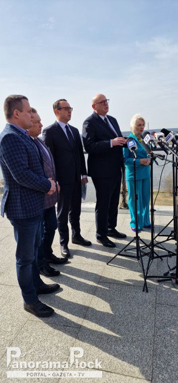 Wizyta Ministra Infrastruktury Dariusza Klimczaka w Płocku