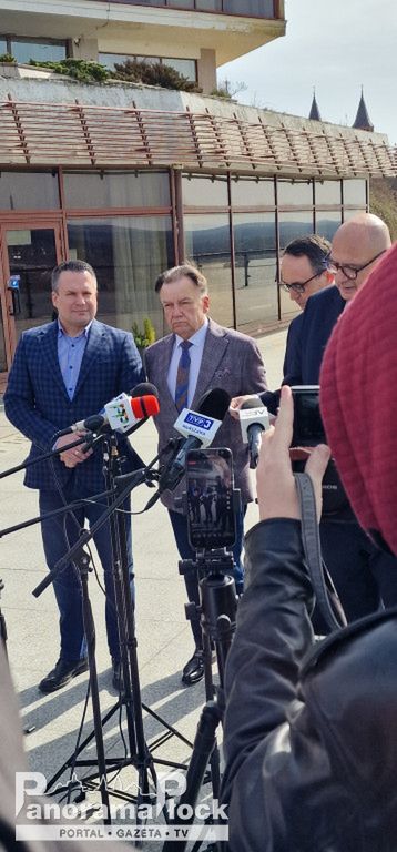 Wizyta Ministra Infrastruktury Dariusza Klimczaka w Płocku