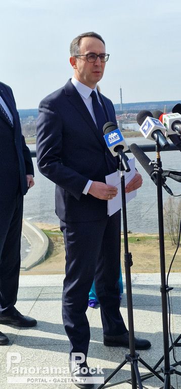 Wizyta Ministra Infrastruktury Dariusza Klimczaka w Płocku