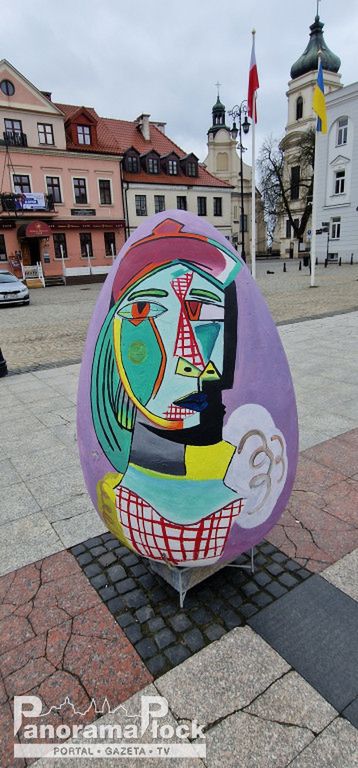 Pisanki Wielkanocne na Starym Rynku w Płocku