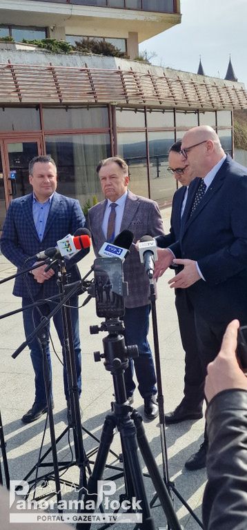 Wizyta Ministra Infrastruktury Dariusza Klimczaka w Płocku