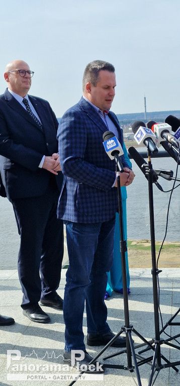 Wizyta Ministra Infrastruktury Dariusza Klimczaka w Płocku