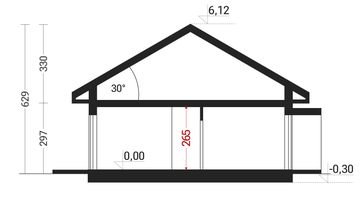 Bergen 110 przekrój 1