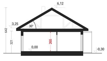 Bergen 110 przekrój 1