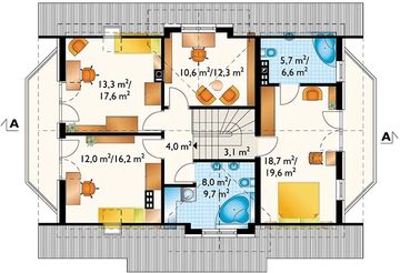 Poddasze projektu - Zoja Lux Grota (1140)